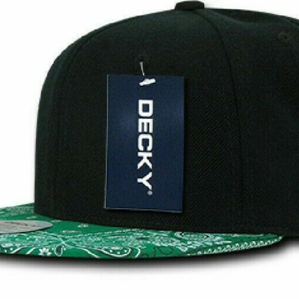 DECKY MENS CASUAL HAT PAISLEY BANDANA HATS BASEBAL